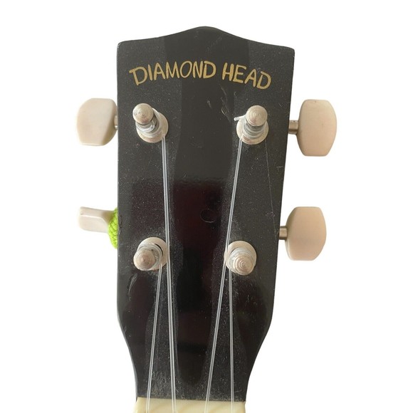Diamond Head Ukulele Black Soprano Model Du-100 Plays Tunes Great Gently Used - Picture 3 of 6